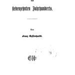 خرید و دانلود نسخه کامل کتاب Aus dem geselligen Leben des siebenzehnten [siebzehnten] Jahrhunderts