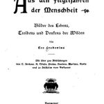 خرید و دانلود نسخه کامل کتاب Aus den Flegeljahren der Menschheit ; Bilder des Lebens, Treibens und Denkens der Wilden