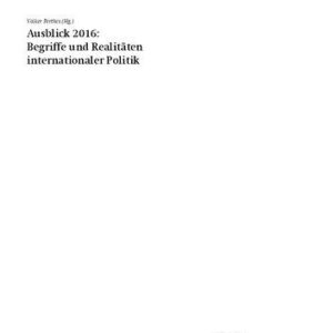 خرید و دانلود نسخه کامل کتاب Ausblick 2016: Begriffe und Realitäten internationaler Politik