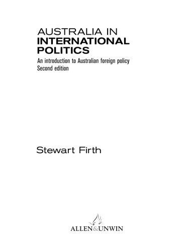 خرید و دانلود نسخه کامل کتاب Australia in International Politics: An Introduction to Australian Foreign Policy_68e9e3f261156.jpeg خرید و دانلود نسخه کامل کتاب Australia in International Politics: An Introduction to Australian Foreign Policy