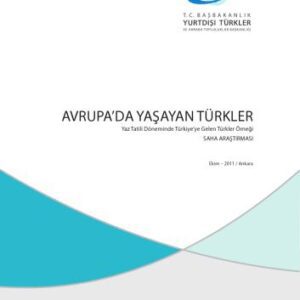 خرید و دانلود نسخه کامل کتاب Avrupa’da Yaşayan Türkler