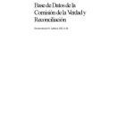 خرید و دانلود نسخه کامل کتاب Base de Datos de la Comisión de la Verdad y Reconciliación