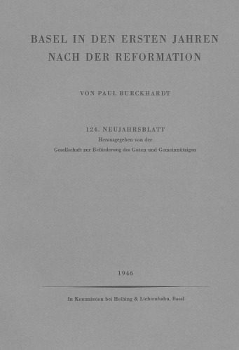 خرید و دانلود نسخه کامل کتاب Basel in den ersten Jahren nach der Reformation_68de5e89de0f1.jpeg خرید و دانلود نسخه کامل کتاب Basel in den ersten Jahren nach der Reformation