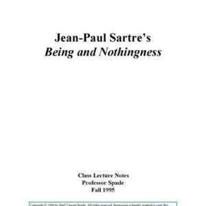 خرید و دانلود نسخه کامل کتاب Being and Nothingness