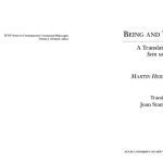 خرید و دانلود نسخه کامل کتاب Being and Time: A Translation of Sein und Zeit