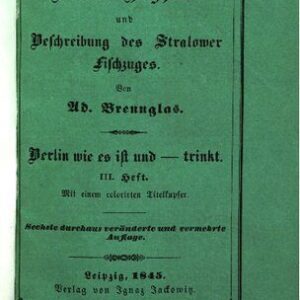 خرید و دانلود نسخه کامل کتاب Berliner Holzhauer und Beschreibung des Stralauer Fischzuges