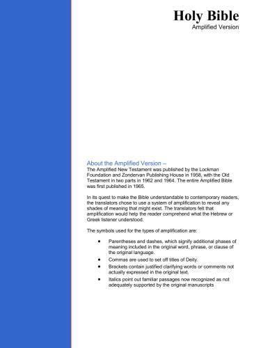 خرید و دانلود نسخه کامل کتاب Bible. Holy Bible. Amplified Version (AMP)_68e21d44cc956.jpeg خرید و دانلود نسخه کامل کتاب Bible. Holy Bible. Amplified Version (AMP)