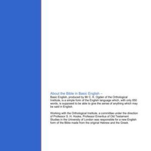 خرید و دانلود نسخه کامل کتاب Bible. Holy Bible. Bible in Basic English (BBE)