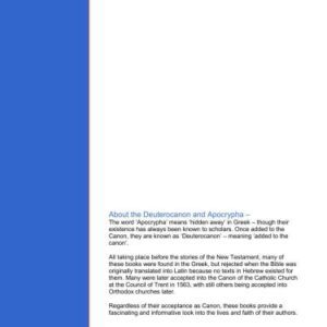 خرید و دانلود نسخه کامل کتاب Bible. Holy Bible. Deuterocanon and Apocrypha