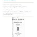 خرید و دانلود نسخه کامل کتاب Bible. Le Nouveau Testament de Notre Seigneur Jesus-Christ. Version Stapfer (1889)