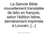 خرید و دانلود نسخه کامل کتاب Bible. Version Louvain (1550)