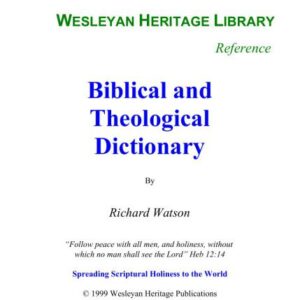 خرید و دانلود نسخه کامل کتاب Biblical and Theological Dictionary