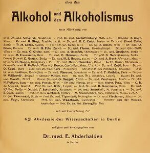 خرید و دانلود نسخه کامل کتاب Bibliographie der gesamten wissenschaftlichen Literatur über den Alkohol und den Alkoholismus
