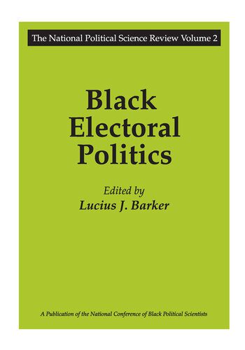 خرید و دانلود نسخه کامل کتاب Black Electoral Politics: Participation, Performance, Promise_68e8609a86512.jpeg خرید و دانلود نسخه کامل کتاب Black Electoral Politics: Participation, Performance, Promise