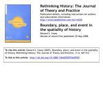 خرید و دانلود نسخه کامل کتاب Boundary, place, and event in the spatiality of history