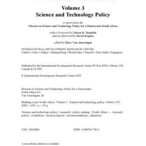 خرید و دانلود نسخه کامل کتاب Building a New South Africa : Volume 3 (Science and Technology Policy)