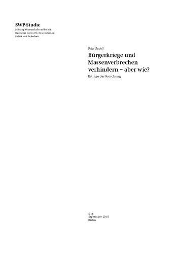 خرید و دانلود نسخه کامل کتاب Bürgerkriege und Massenverbrechen verhindern – aber wie? Erträge der Forschung_68e7bdf8abc69.jpeg خرید و دانلود نسخه کامل کتاب Bürgerkriege und Massenverbrechen verhindern – aber wie? Erträge der Forschung