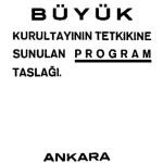 خرید و دانلود نسخه کامل کتاب C.H.P. Büyük Kurultayının tetkikine sunulan program taslağı