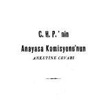 خرید و دانلود نسخه کامل کتاب C. H. P.’nin Anayasa Komisyonu’nun anketine cevabı ﻿