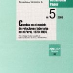 خرید و دانلود نسخه کامل کتاب Cambio en el modelo de relaciones laborales en el Perú, 1970-1996