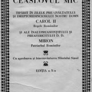 خرید و دانلود نسخه کامل کتاب Ceaslovul Mic