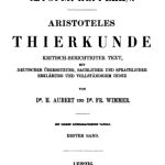خرید و دانلود نسخه کامل کتاب Αριστοτελους Ιστοριαι Περι Ζωων. Aristoteles Thierkunde, kritisch-berichtigter Text, mit deutscher Übersetzung, sachlicher und sprachlicher Erklärung und vollständigem Index, Band I