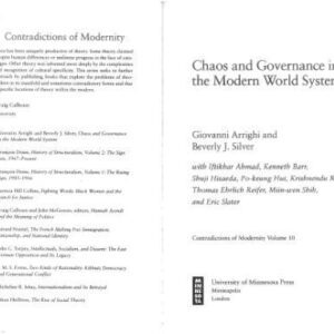 خرید و دانلود نسخه کامل کتاب Chaos and Governance in the Modern World System (Contradictions of Modernity, 10)