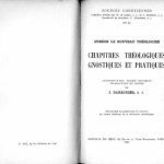 خرید و دانلود نسخه کامل کتاب Chapitres théologiques, gnostiques et pratiques