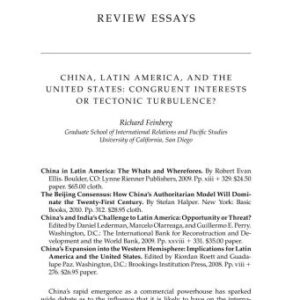 خرید و دانلود نسخه کامل کتاب China, Latin Аmerica, аnd the United States: Congruent interests or tectonic turbulence?