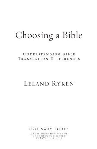 خرید و دانلود نسخه کامل کتاب Choosing a Bible: Understanding Bible Translation Differences_68df0433c1384.jpeg خرید و دانلود نسخه کامل کتاب Choosing a Bible: Understanding Bible Translation Differences
