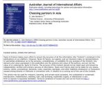 خرید و دانلود نسخه کامل کتاب Choosing partners in Asia