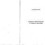 خرید و دانلود نسخه کامل کتاب Ciencia aristotélica y ciencia moderna