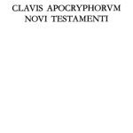 خرید و دانلود نسخه کامل کتاب Clavis Apocryphorum Novi Testamenti (Corpus Christianorum)