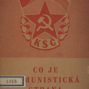 خرید و دانلود نسخه کامل کتاب Co je komunistická strana