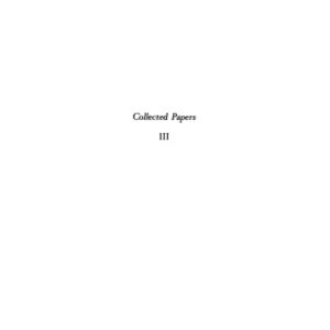 خرید و دانلود نسخه کامل کتاب Collected Papers III: Studies in Phenomenological Philosophy