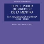 خرید و دانلود نسخه کامل کتاب Con el poder destructor de la mentira_Una malversación histórica 1959–1983