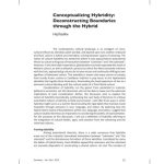 خرید و دانلود نسخه کامل کتاب Conceptualizing Hybridity: Deconstructing Boundaries through the Hybrid