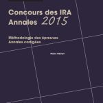 خرید و دانلود نسخه کامل کتاب Concours des IRA annales 2015