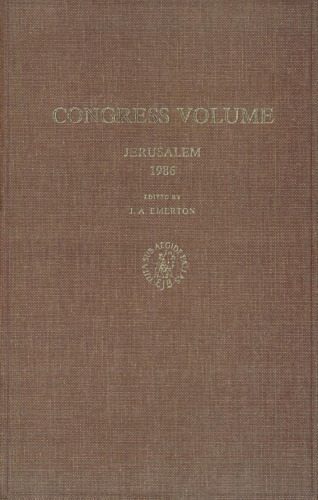 خرید و دانلود نسخه کامل کتاب Congress Volume: Jerusalem 1986_68dff1a8647f3.jpeg خرید و دانلود نسخه کامل کتاب Congress Volume: Jerusalem 1986