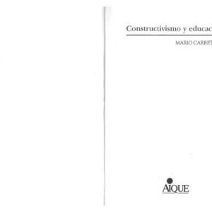 خرید و دانلود نسخه کامل کتاب Constructivismo y Educación