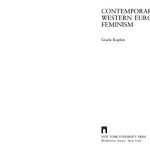 خرید و دانلود نسخه کامل کتاب Contemporary Western European feminism