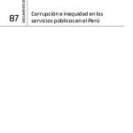 خرید و دانلود نسخه کامل کتاب Corrupción e inequidad en los servicios públicos en el Perú
