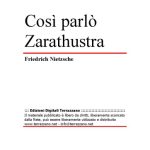 خرید و دانلود نسخه کامل کتاب Così parlò Zarathustra