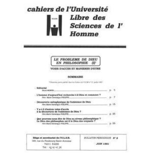خرید و دانلود نسخه کامل کتاب Cours ULSH – 1977-1978 – Le problème de Dieu en philosophie (I)