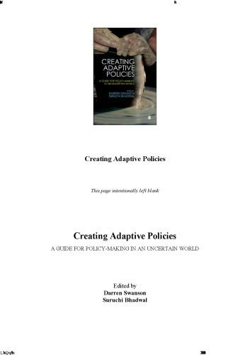 خرید و دانلود نسخه کامل کتاب Creating Adaptive Policies: A Guide for Policymaking in an Uncertain World_68ea939d8b8ba.jpeg خرید و دانلود نسخه کامل کتاب Creating Adaptive Policies: A Guide for Policymaking in an Uncertain World