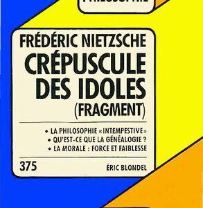 خرید و دانلود نسخه کامل کتاب Crépuscule des idoles (fragment)