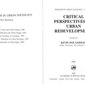 خرید و دانلود نسخه کامل کتاب Critical Perspectives on Urban Redevelopment, Volume 6 (Research in Urban Sociology) (Research in Urban Sociology) (v. 6)