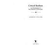 خرید و دانلود نسخه کامل کتاب Critical Realism: An Introduction to Roy Bhaskar’s Philosophy