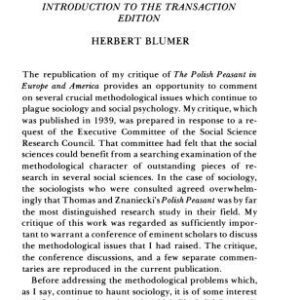 خرید و دانلود نسخه کامل کتاب Critiques of Research in the Social Sciences: An Appraisal of Thomas and Znaniecki’s The Polish Peasant in Europe and America