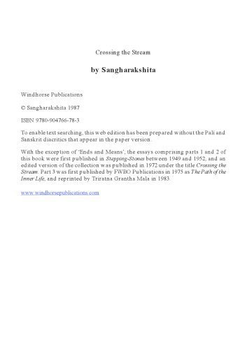 خرید و دانلود نسخه کامل کتاب Crossing the Stream: Reflections on the Buddhist Spiritual Path_68e128522d8f1.jpeg خرید و دانلود نسخه کامل کتاب Crossing the Stream: Reflections on the Buddhist Spiritual Path